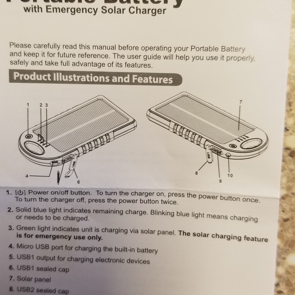 5000mAh Portable Battery - Picture 4 of 9
